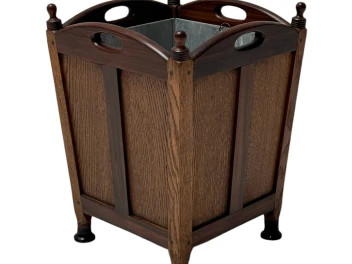 Jac. van den Bosch Art Deco Amsterdamse School Litter Basket for 't Binnenhuis